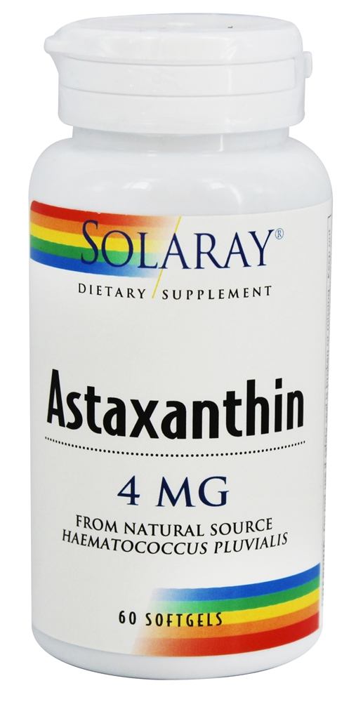 Solaray - Astaxanthin 4 mg. - 60 Softgels