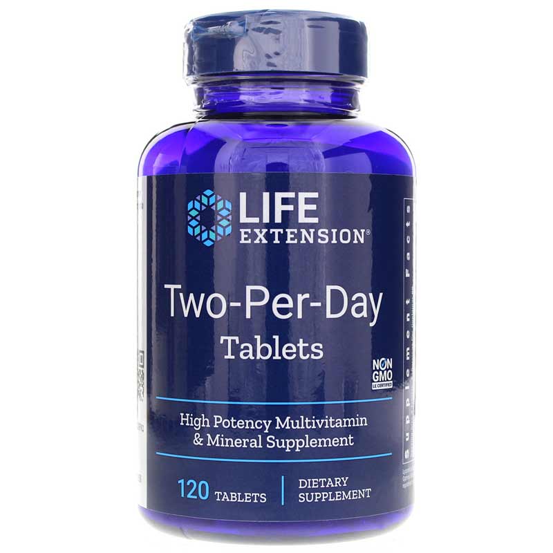 Life Extension Two-Per-Day Tablets 120 Tablets