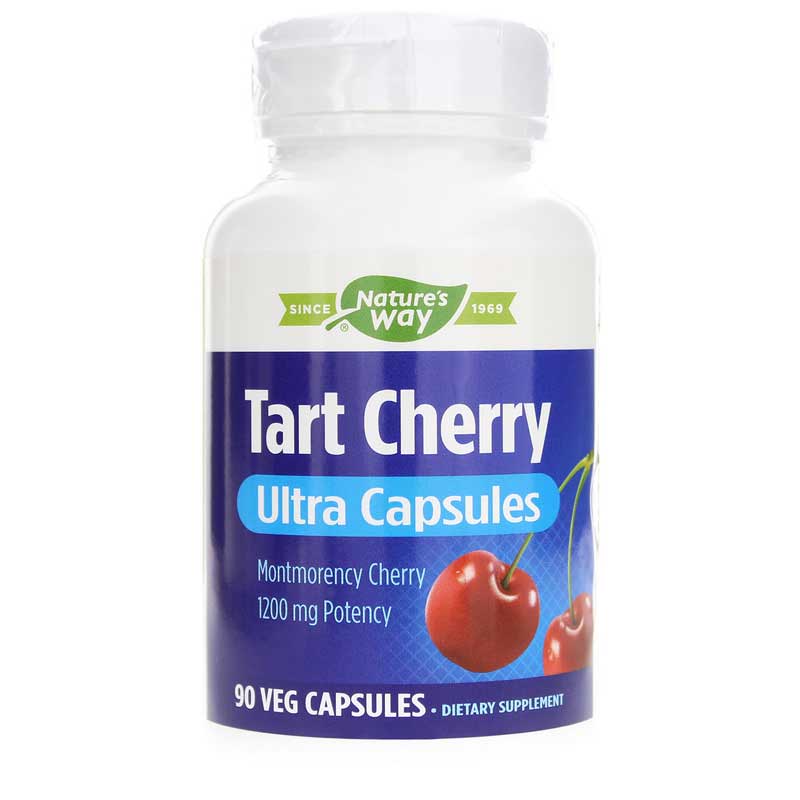 Natures Way Tart Cherry Ultra Capsules 90 Veg Capsules