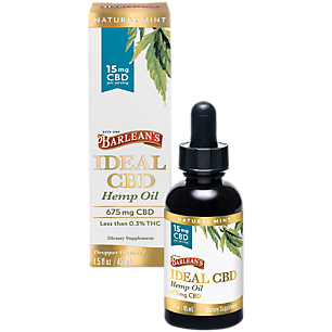 CBD Hemp Extract Oil - Extra Strength - 15 MG Per Serving - Natural Mint (1.5 fl ozs)