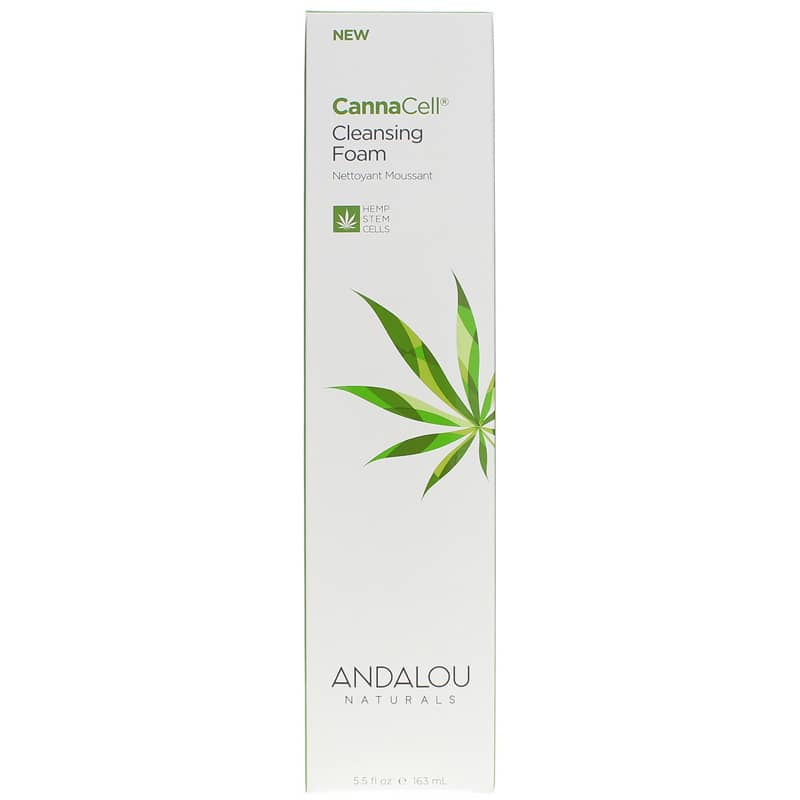 Andalou Naturals CannaCell Cleansing Foam 5.5 Oz