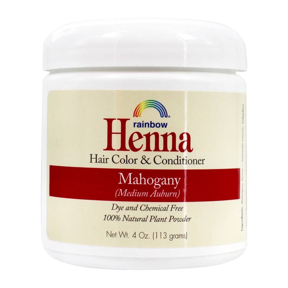 Rainbow Research - Henna Hair Color & Conditioner Mahogany - 4 oz.