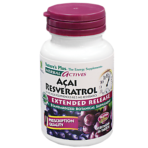 Acai Resveratrol - Extended Release Standardized Botanical (30 Vegetarian Tablets)
