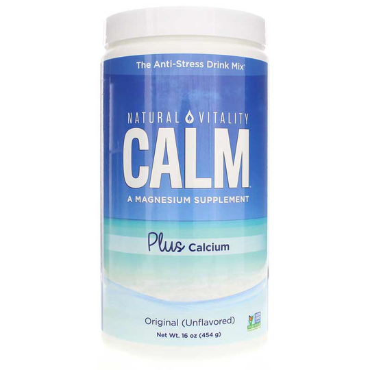 Natural Vitality Natural Calm Plus Calcium Unflavored 16 Oz