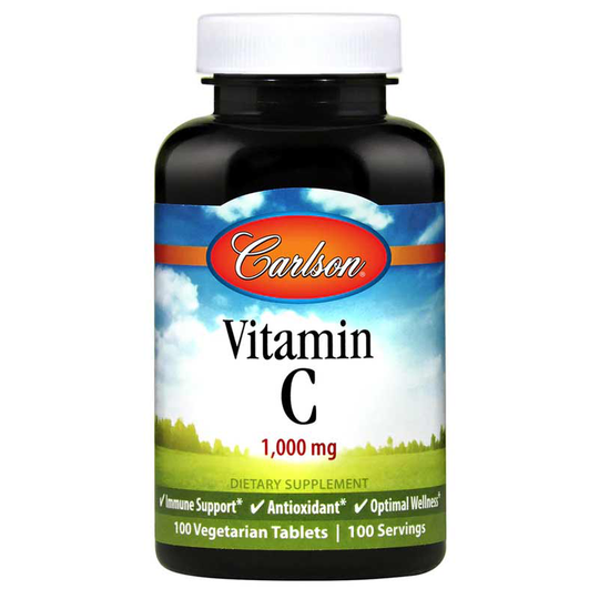 Carlson Labs Vitamin C 1000 Mg 100 Veg Tablets