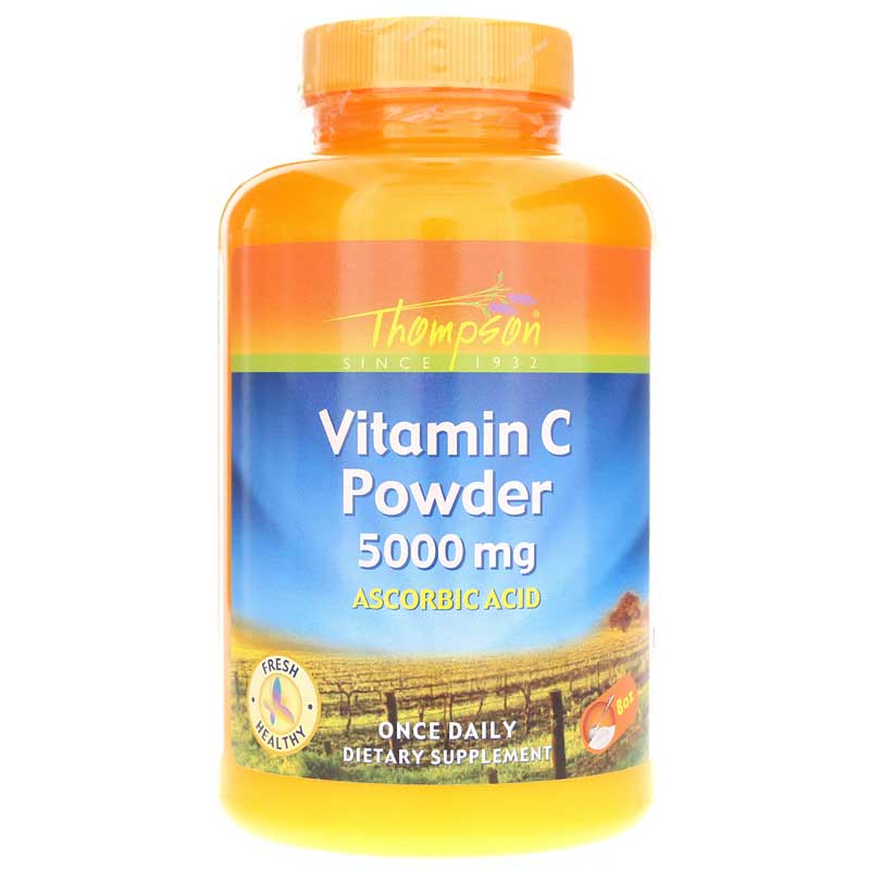 Thompson Vitamin C Powder 5000 Mg 8 Oz