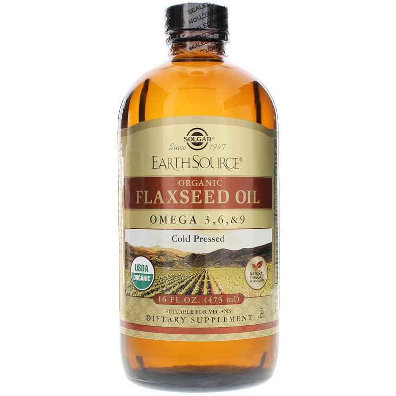 Solgar Organic Flaxseed Oil 16 Oz