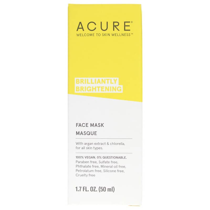 Acure Brilliantly Brightening Face Mask 1.7 Oz
