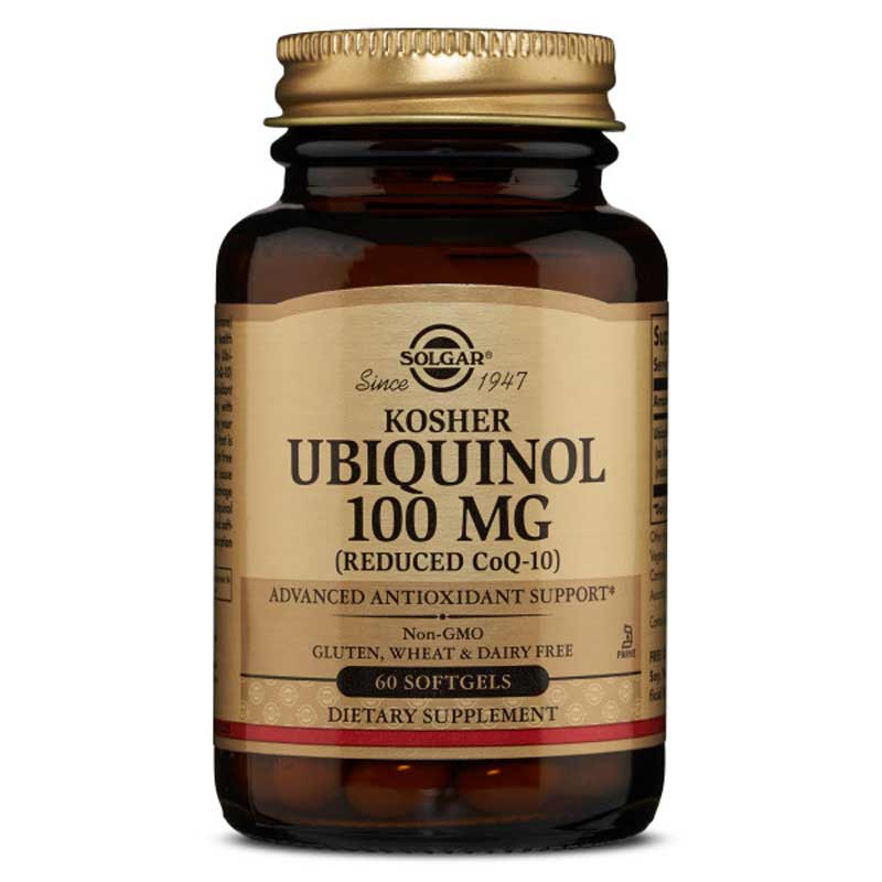 Solgar Ubiquinol (Kosher) 100 Mg 60 Softgels