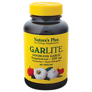Garlite Odorless Garlic - 500 MG (90 Vegetarian Capsules)