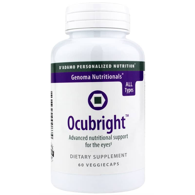 D Adamo Personalized Nutrition Ocubright 60 Veg Capsules