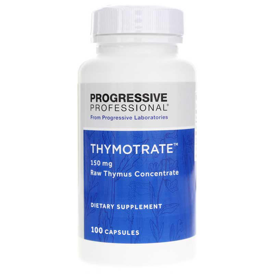 Progressive Labs Thymotrate 150 Mg Raw Thymus Concentrate 100 Capsules