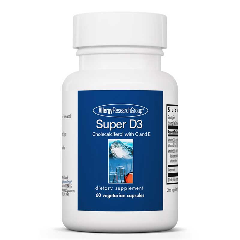 Allergy Research Group Super D3 60 Veg Capsules