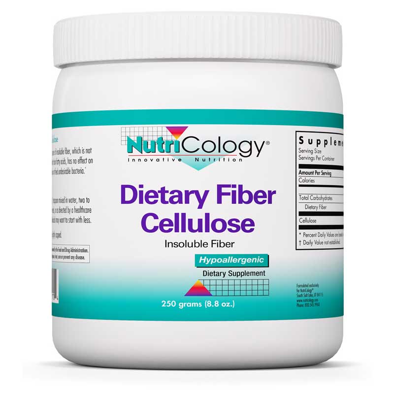 Nutricology Dietary Fiber Cellulose Powder 8.8 Oz