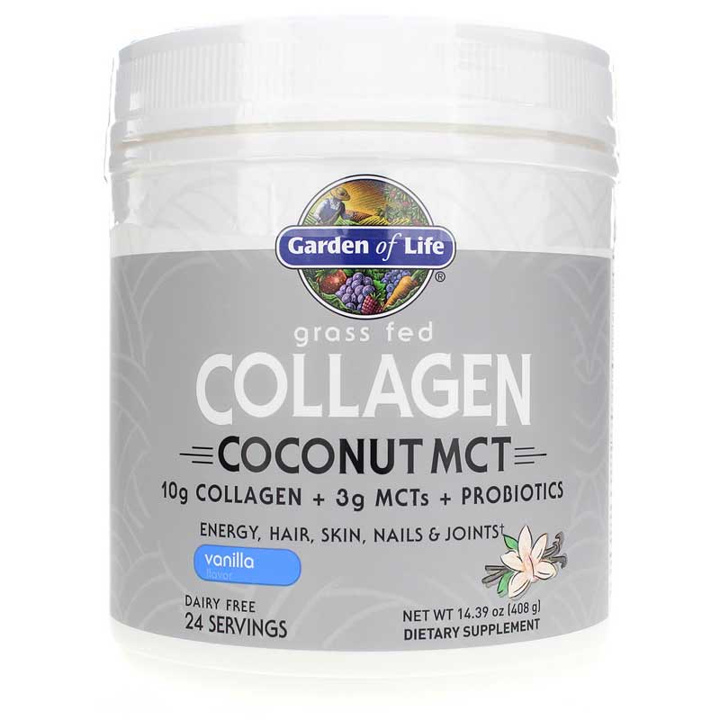 Garden of Life Collagen Coconut MCT 14.39 Oz