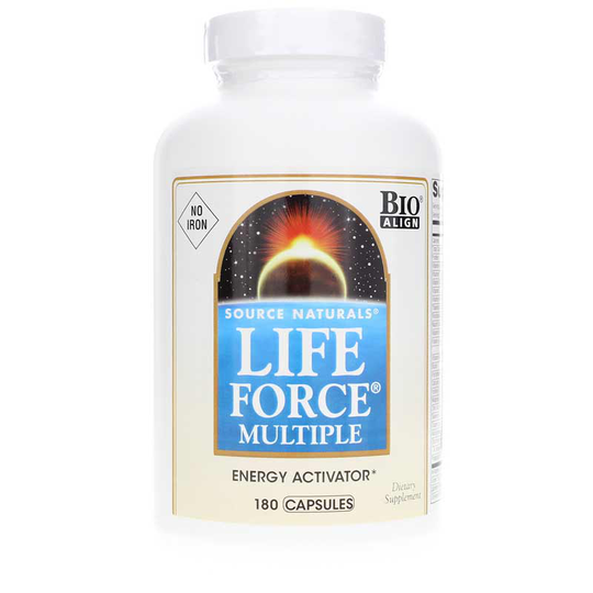 Source Naturals Life Force Multiple No Iron Capsules, 180 Capsules