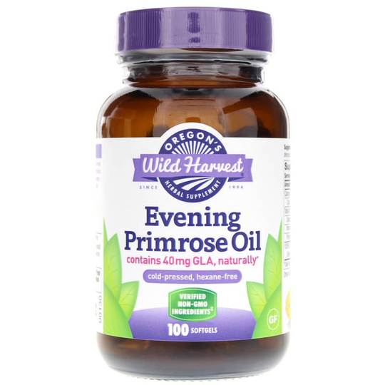Oregons Wild Harvest Evening Primrose Oil 100 Softgels