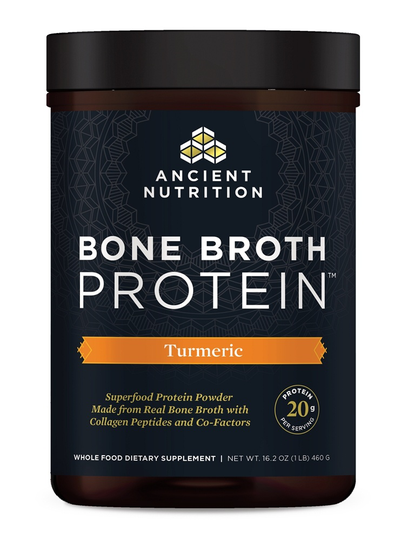 Ancient Nutrition - Bone Broth Protein Powder Mobilizing Superfood Turmeric - 16.2 oz.