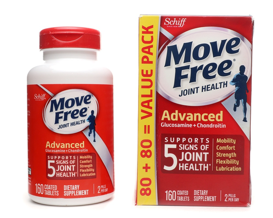 MoveFree - Advanced Glucosamine Chondroitin - 160 Coated Tablet(s) Value Pack