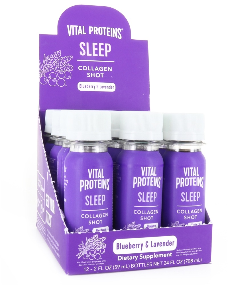Vital Proteins - Sleep Collagen Shot Box Blueberry & Lavender - 12 Bottle(s)