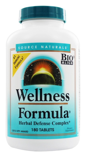 Source Naturals - Wellness Formula - 180 Tablets
