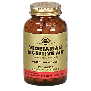 Vegetarian Digestive Aid - Plant Based Enzymes (100 Tablets)