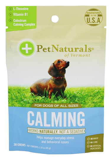 Pet Naturals of Vermont - Calming Treats For Dogs of All Sizes - 30 Chew(s)