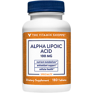 Alpha Lipoic Acid - Antioxidant & Cellular Support - 100 MG (180 Tablets)