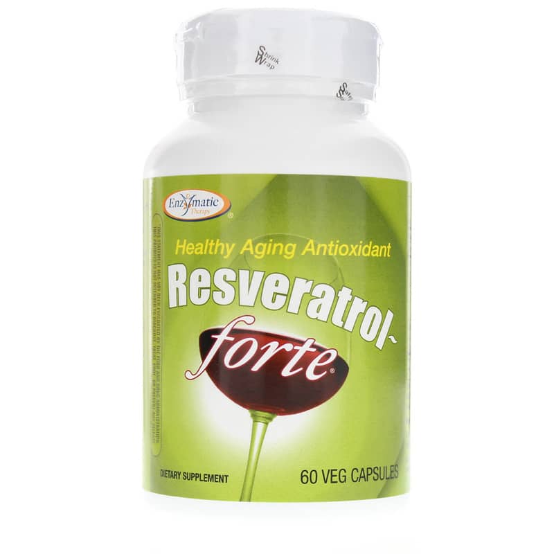 Enzymatic Therapy Resveratrol Forte 60 Veg Capsules