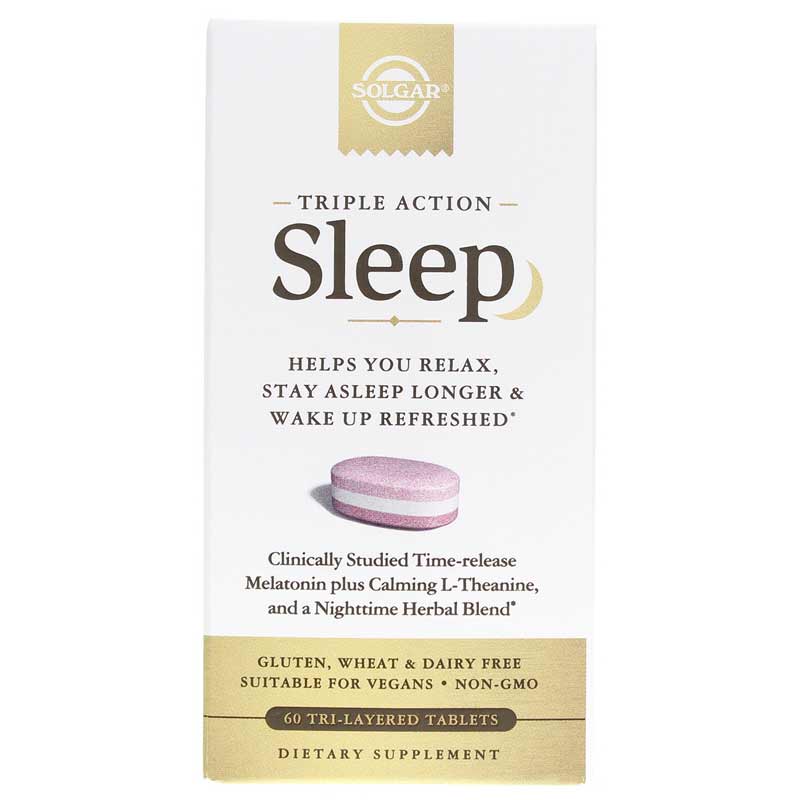 Solgar Triple Action Sleep 60 Tablets