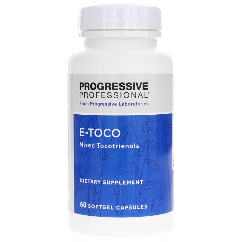 Progressive Labs E-Toco Mixed Tocotrienols 60 Softgels