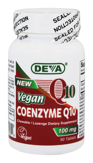 Deva Nutrition - Vegan Coenzyme Q10 100 mg. - 90 Tablets