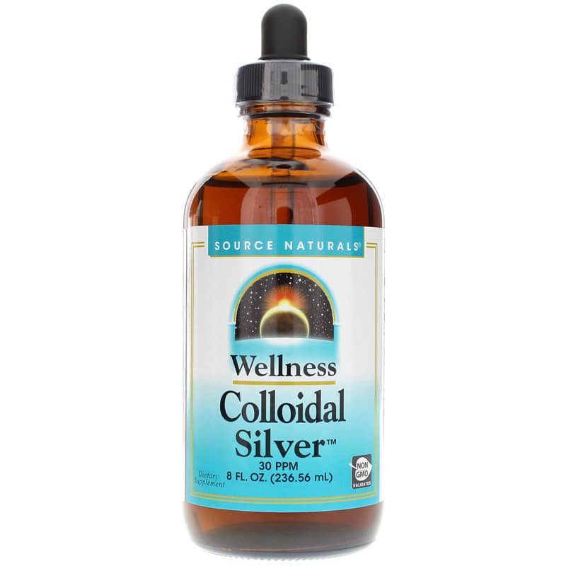Source Naturals Wellness Colloidal Silver 30 PPM 8 Oz