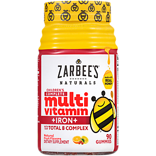 Children's Complete Multivitamin with Iron & B-Complex - Natural Fruit (90 Gummies)