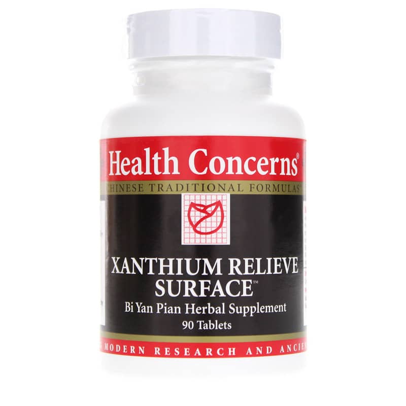 Health Concerns Xanthium Relieve Surface 90 Tablets