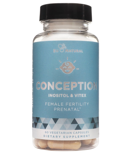 Eu Natural - Conception Female Fertility Prenatal - 60 Vegetarian Capsules