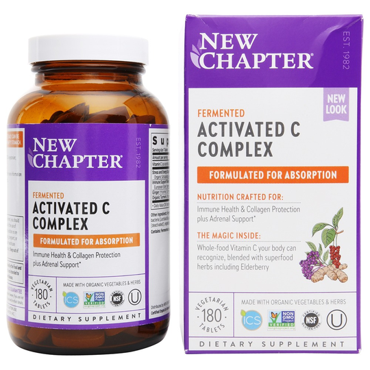 New Chapter - Fermented Activated C-Complex - 180 Vegetarian Tablets