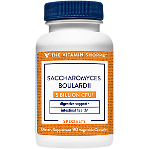 Saccharomyces Boulardii with Prebiotic Support Blend - 5 Billion CFUs (90 Vegetable Capsules)