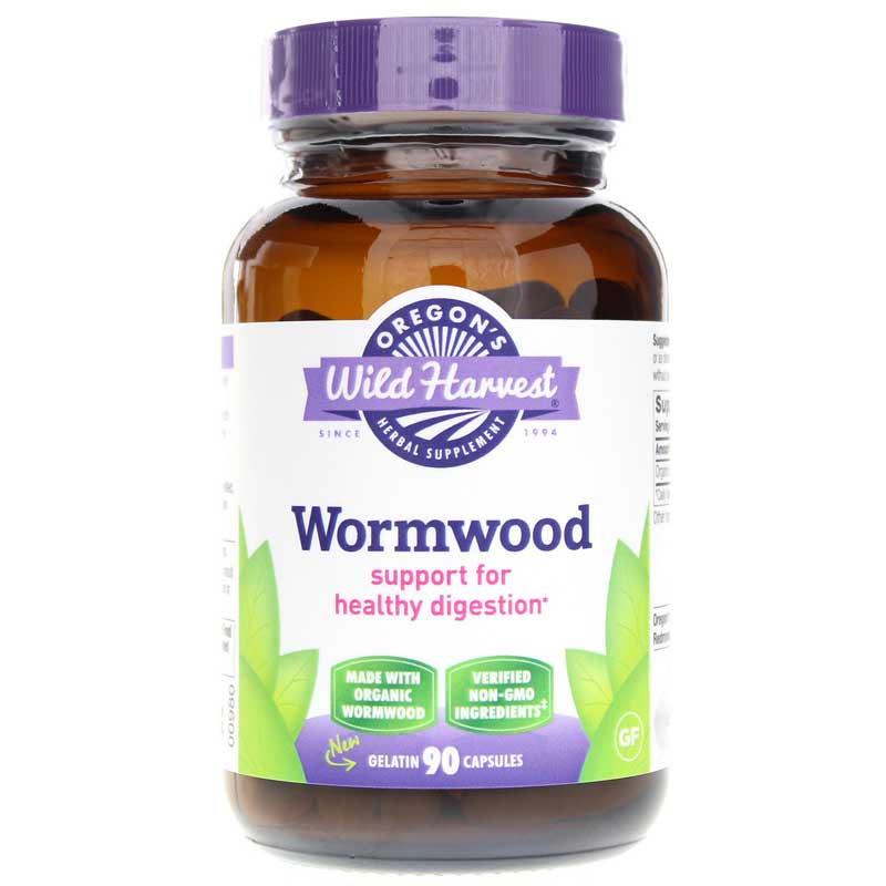 Oregons Wild Harvest Wormwood 90 Gel Capsules