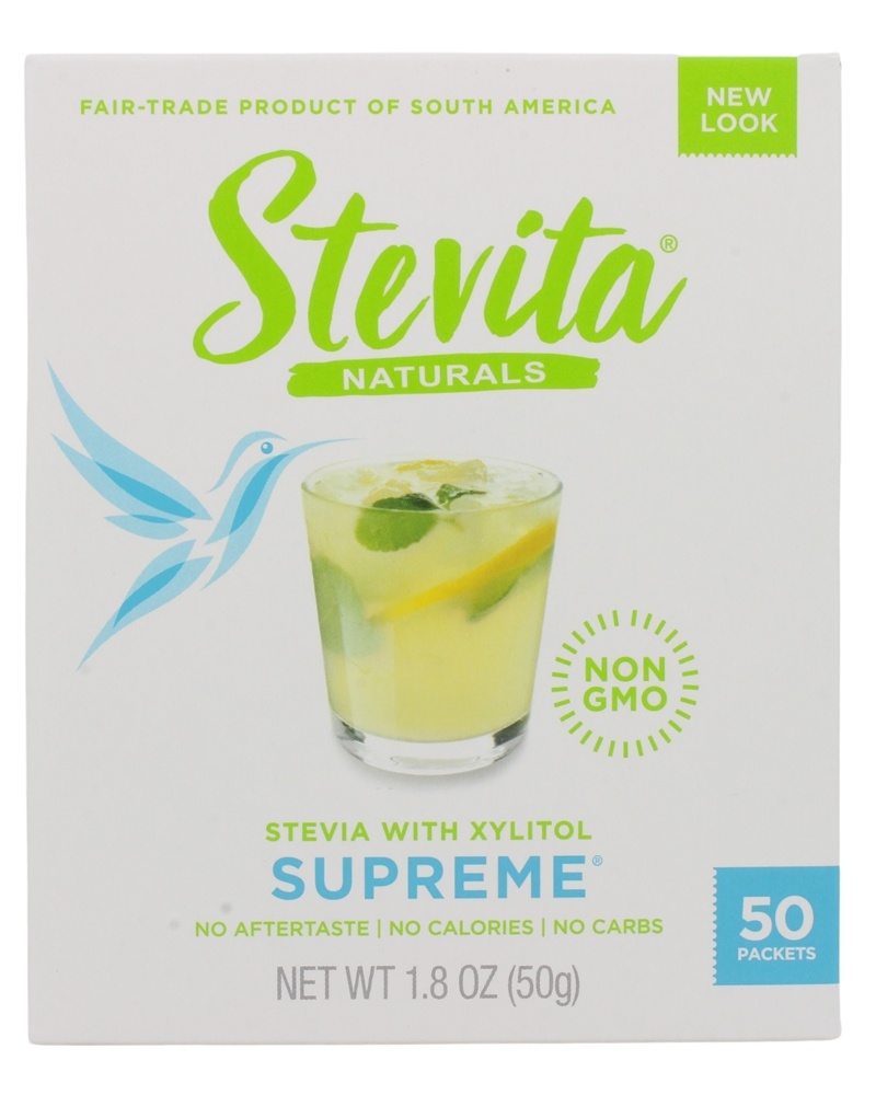 Stevita - Supreme Stevia with Xylitol Sweetener - 50 Packet(s)