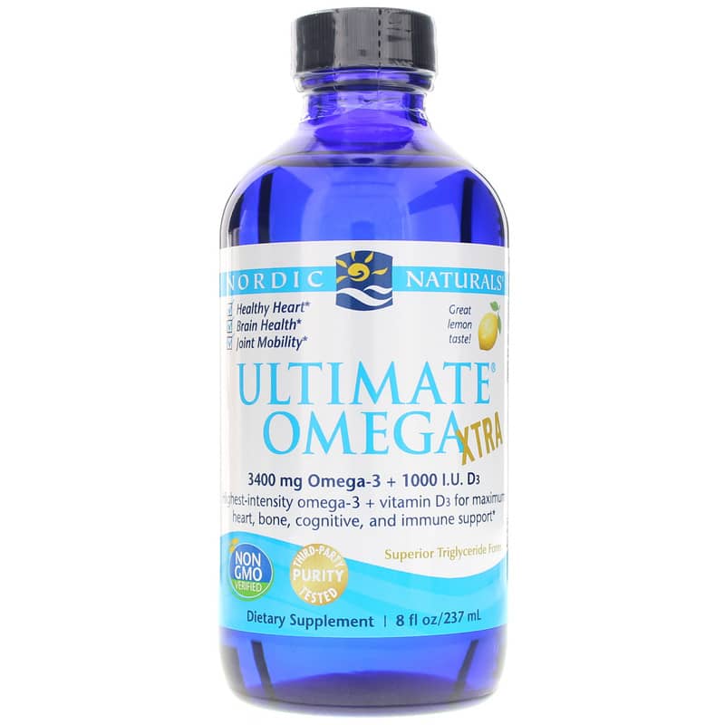 Nordic Naturals Ultimate Omega Xtra Liquid 8 Oz