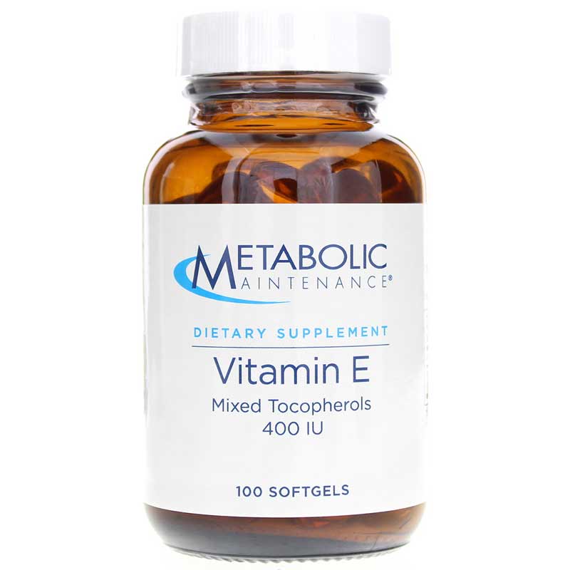 Metabolic Maintenance Vitamin E Complex 400 IU 100 Softgels