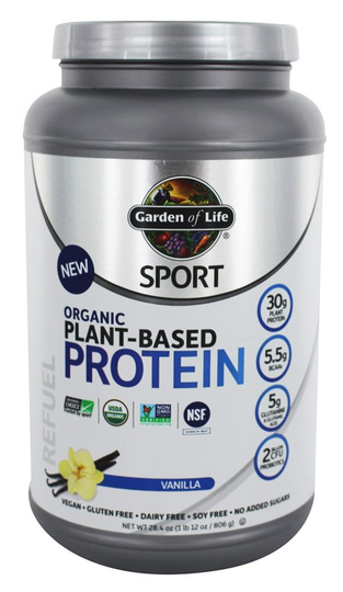 Garden of Life - Sport Organic Plant-Based Protein Vanilla - 28.4 oz.