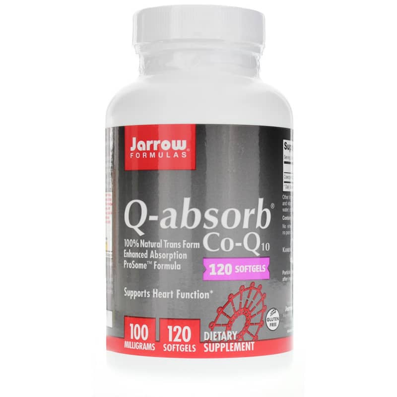 Jarrow Formulas Q-Absorb Co-Q10 100 Mg 120 Softgels