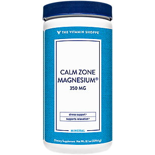 Calm Zone Magnesium Powder -350 MG - Raspberry Lemon Relaxation Drink (8 oz. / 56 Servings)