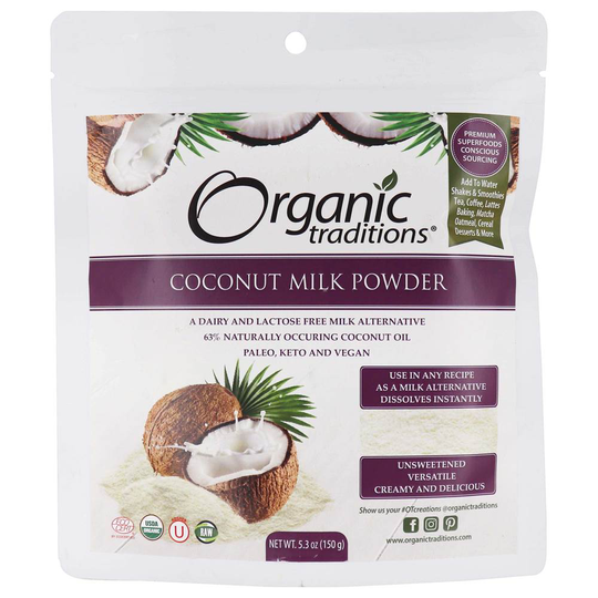Organic Traditions - Coconut Milk Powder - 5.3 oz.