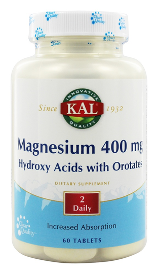 Kal - Magnesium ActiSorb 400 mg. - 60 Tablets