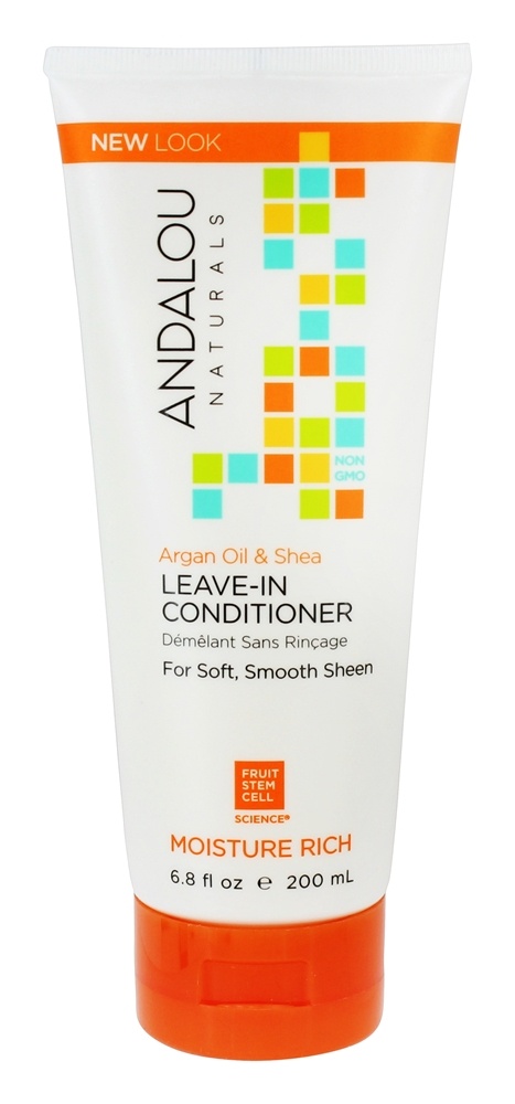 Andalou Naturals - Argan Oil & Shea Moisture Rich Leave-In Conditioner - 6.8 fl. oz.