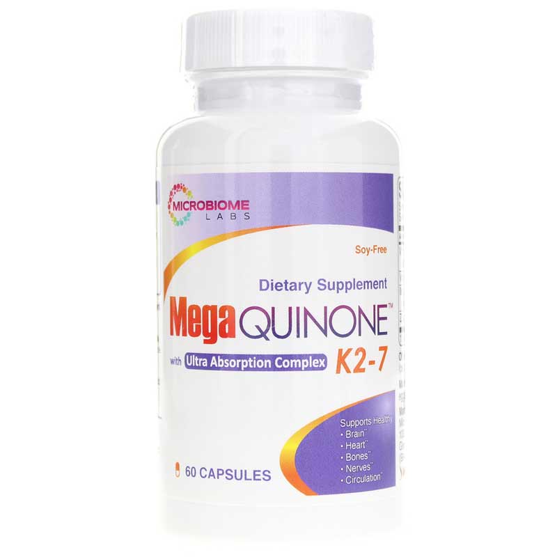 Microbiome Labs MegaQuinone K2-7 60 Capsules