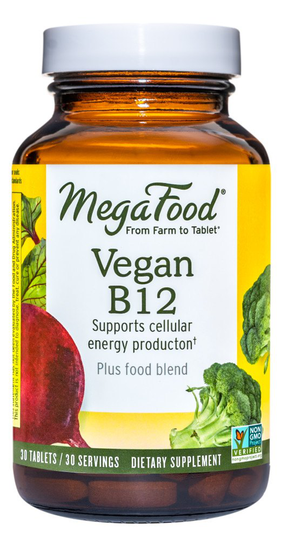MegaFood - Vegan B12 - 30 Tablets